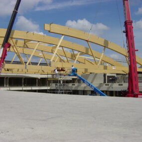 Image de Lamellé-collée pour la page Bois de construction - Hout Info Bois