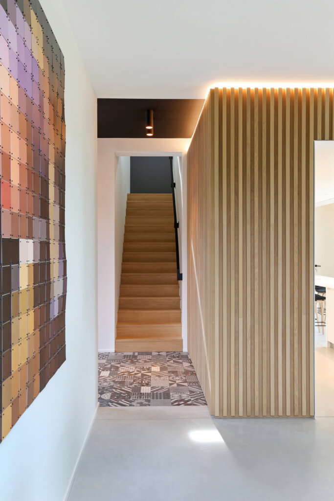 Image d'un escalier en bois