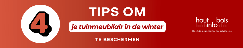 Tips om je tuinmeubilair in de winter te beschermen - Hout Info Bois