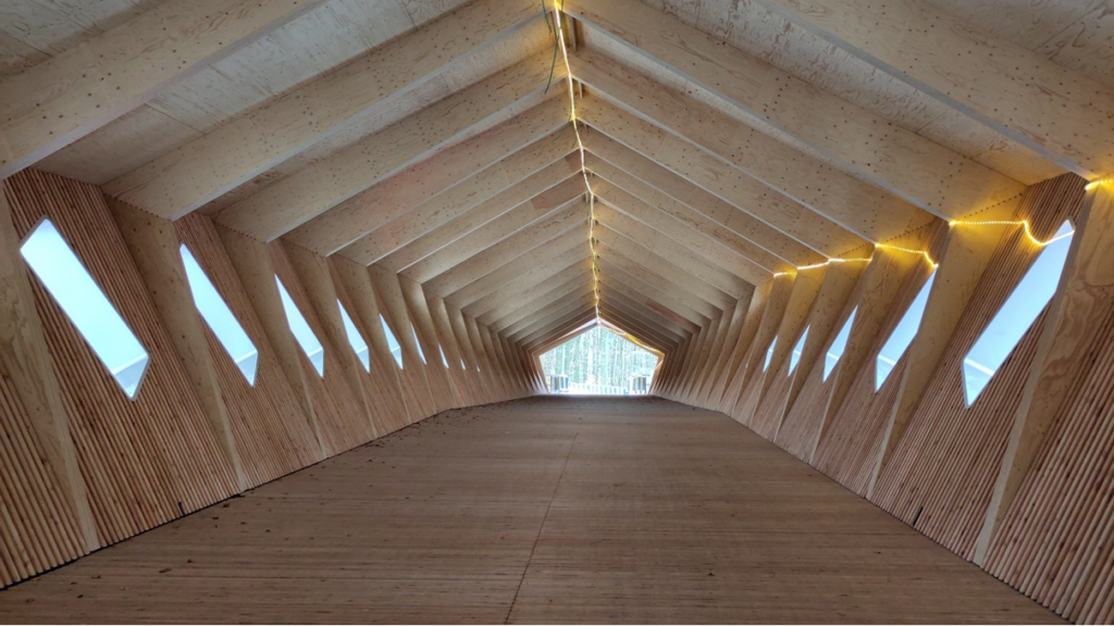 Passerelle en bois - WOW engineering